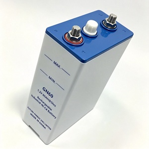 Batterie rechargeable alcaline nickel-cadmium (NiCD) GN60 KPL60 KL60P 1,2 V 60 Ah à faible décharge, norme IEC60623, pour alimentation de secours - Product Image 2