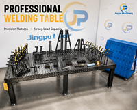 Table de soudage 3D haute précision, table de travail modulaire en acier avec pinces