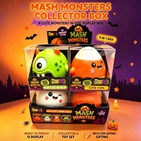 Set Mainan Squishy Halloween Ukuran Jumbo Monster Hantu Labu Jagung Manis Slow Rebound Pereda Stres Fidget