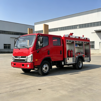 Nouveau camion-citerne diesel 4x2 pour la lutte contre les incendies, véhicule de sauvetage avec une capacité de 3001 à 5000 L, arroseur d'urgence