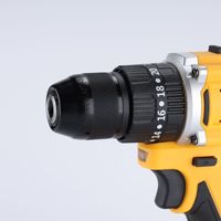Perceuse sans fil au lithium-ion - Haute puissance, multifonctionnelle, tournevis portatif, moteur à balais, contrôle de vitesse progressif, réversible