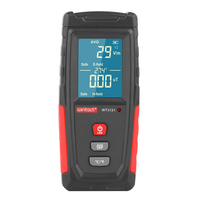 Meteran EMF Digital portabel, alat penguji frekuensi elektromagnet detektor radiasi elektromagnetik