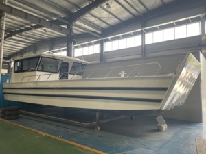 Bateau Poseidon 11m*4m en aluminium avec <span class=keywords><strong>moteur</strong></span> <span class=keywords><strong>hors</strong></span>-<span class=keywords><strong>bord</strong></span>, bateau de débarquement pour équipage de yacht, cabine de pilotage avec <span class=keywords><strong>porte</strong></span> de traversée et rampe de chargement - Product Image 2