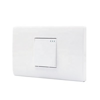 Interrupteurs électriques chinois 10A 250V 1 gang 1 voie 2 voies, norme sud-américaine, interrupteurs d'alimentation et d'éclairage