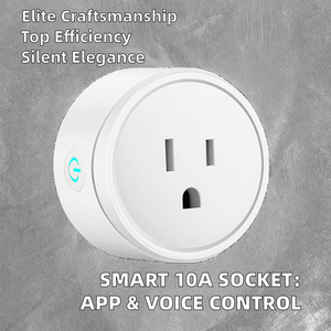 Presa Intelligente Tuya 10A con Controllo Remoto Wi-Fi Tramite <span class=keywords><strong>App</strong></span> Tuya <span class=keywords><strong>Smart</strong></span> Life, Standard USA, Ignifuga V0, Compatibile con Alexa e Google - Product Image 2