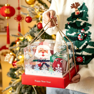 Caja <span class=keywords><strong>de</strong></span> Plástico <span class=keywords><strong>para</strong></span> Pastel, Caja <span class=keywords><strong>para</strong></span> Pastel <span class=keywords><strong>de</strong></span> Flores <span class=keywords><strong>para</strong></span> Aniversario, con Cilindro <span class=keywords><strong>de</strong></span> Plástico Transparente, Caja <span class=keywords><strong>de</strong></span> Almacenamiento <span class=keywords><strong>para</strong></span> Muñecas - Product Image 5