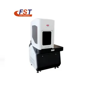 Enclosed Fiber type 20W 30W 50W laser marking and engraving machine with protective cover for jewellery and other metals marking