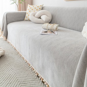 Herringbone <b>Sofa</b> Cover 145-185Cm Solid Color Modern Simple Style Cat Scratch Resistant Modular <b>Sofa</b> <b>Slipcover</b> - Product Image 1