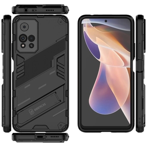 <span class=keywords><strong>Funda</strong></span> Protectora para <span class=keywords><strong>Xiaomi</strong></span> Redmi Note <span class=keywords><strong>11</strong></span> Pro, Diseño Punk Armor 2 en 1, PC + TPU, Antigolpes, con Soporte Invisible, Venta al Por Mayor - Product Image 3