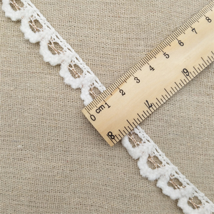Accesorio decorativo de volantes solubles en agua de punto de encaje francés blanco de alta calidad para técnicas de prendas y bolsos - Product Image 5