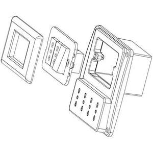 Regleta de Pared Inteligente Rosi Emilia Negra con 3 Tomas Schuko RS-94133, Conexión a Tierra Estándar, Material ABS - Product Image 4