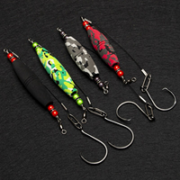 4er-Set Popper-Korken-Welsangel-Flöten, Rassel-Flöten, Welsangel-Terminal-Tackle, Angelzubehör