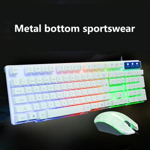ワイヤードゲーミングキーボードとマウスバックライト付きコンボゲーマーワイヤードコンピュータキーボードワイヤードキーボードマウスセット - Product Image 6