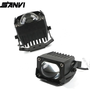 Sanvi 1.8 Inch U9plus <b>LED</b> <b>Projector</b> Lens Headlight Hight Beam Bulb 30W 3000K/5000K for Car Motorcycle Tram - Product Image 1