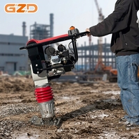 GZD 6.5HP 15KN Compacteur vibrant portatif à essence pour travaux de fondation