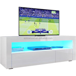 ตู้เก็บของที<span class=keywords><strong>ว</strong></span>ี2ประตู120ซม. <span class=keywords><strong>ชั้น</strong></span><span class=keywords><strong>ว</strong></span>างที<span class=keywords><strong>ว</strong></span>ีขนาดใหญ่พร้อมไฟ LED RGB สำหรับที<span class=keywords><strong>ว</strong></span>ีทีวีทีวีทีวีขนาด22นิ้วถึง55นิ้ว (สีขา<span class=keywords><strong>ว</strong></span>) - Product Image 3