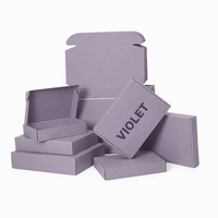 Boîtes d'emballage personnalisées en couleur avec logo, boîtes en papier compostables, surface enduite, boîtes d'emballage écologiques pour l'expédition