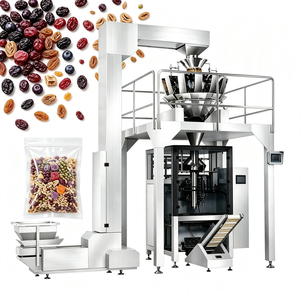 Machine d'emballage verticale multifonction entièrement automatique à grande vitesse pour aliments secs, film/papier, acier inoxydable de qualité alimentaire - Product Image 1