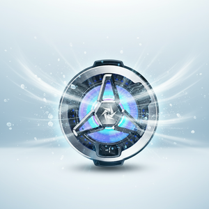 Enfriador Magnético Inteligente para Celular con Control por Aplicación, Control de Temperatura Inteligente, Ventilador RGB Portátil para Uso en Cama, Cargador Incluido - Product Image 1