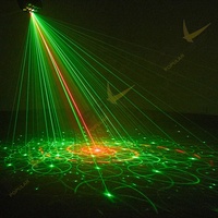 Nouveau LED Gobo, vague d'eau, boule, stroboscope, laser 6 en 1, lumière à effets LED