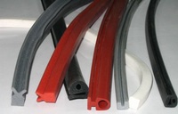 Profilé en silicone Xinhong XHMC-Silicone personnalisé, bande d'étanchéité solide en silicone pour fenêtres en aluminium