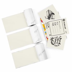 Autocollant de fabricant d'étiquettes en papier thermique auto-adhésif pour utilisation industrielle et artisanale sur <span class=keywords><strong>Phomemo</strong></span> M110 <span class=keywords><strong>M220</strong></span> M200 M120 - Product Image 1
