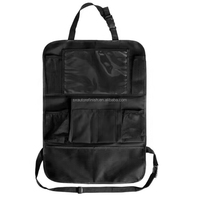 Organisateur de siège arrière de voiture en tissu Oxford imperméable avec support de tablette tactile, rangement fonctionnel, organisateur de rangement de voiture