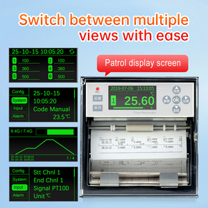 Enregistreur sans papier 11R Impression thermique Entrée de signal multicanal Enregistrement de la température et de la pression Enregistreur de données OEM 1-12 canaux - Product Image 2