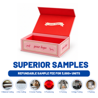 Scatola Regalo di Lusso a Forma di Libro con Chiusura Magnetica, Confezione Rigida in Carta Personalizzata con Logo per Profumi, Candele, Cosmetici e Gioielli
