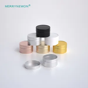 Draagbare 5G 5Ml Kleurrijke Aluminium Pot Lippenbalsem Blikken Bakjes Voor Cosmetische Oogcrème Kruiden Lh2816 Metalen Blik