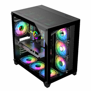 Boîtier PC Gaming Phanteks Evolv Mid Tower de pointe, nouveau, avec support EATX ATX, verre treillis sur trois côtés, design ARGB et interface riche, directement de l'usine. - Product Image 5