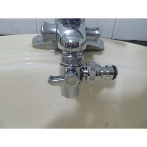 Basin Faucet 1 To 2 Automatic Washing Machine Inlet Hose Adapter Universal Dual Outlet Water Distributor Accessory - Product Image 1
