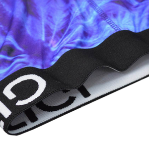 थोक कस्टम डिजिटल प्रिंट स्वतंत्र रूप से साँस बॉक्सर पुरुषों Jacquard कमरबंद पॉलिएस्टर पुरुषों के अंडरवियर - Product Image 5