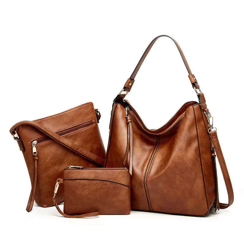 China supplier casual Ladies bags designer PU leather handbag