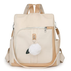 2025 mochila antirrobo de gran capacidad para mujer, bolso de ocio de viaje de Color de contraste Simple, estilo elegante para mujer - Product Image 2