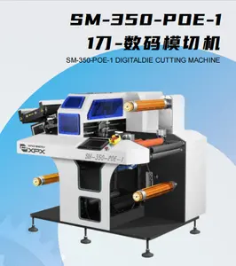 Máquina troqueladora de etiquetas digitales POE 1, con un corte de alta precisión, para cortar pegatinas, con un solo corte