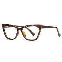 Nuevas Gafas Ópticas con Logotipo Personalizado, Diseño Italiano Vintage, Monturas Ópticas TR90 con Protección Contra Luz Azul