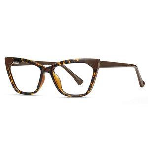 <span class=keywords><strong>Nuevas</strong></span> Gafas Ópticas con Logotipo Personalizado, Diseño Italiano Vintage, Monturas Ópticas TR90 con Protección Contra Luz Azul - Product Image 2