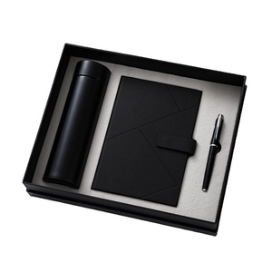 Custom Logo Notebook Corporate Gift Set Smart Temperature Control Cup and Pen for Business Events Souvenirs 250023-A