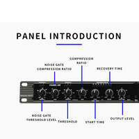 266XL/166XL Compresseur Audio Professionnel Limiteur de Son et Crossover pour Performance Scénique