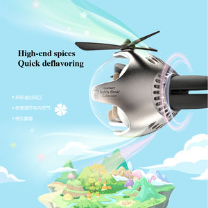 泰迪熊汽车配件内饰香水扩散器飞行员旋转螺旋桨出口香水汽车空气清新剂 - Product Image 3