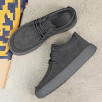 Chaussures de marche en cuir véritable à lacets pour hommes, design classique, chaussures décontractées pour hommes, chaussures de bureau, chaussures de soirée pour hommes