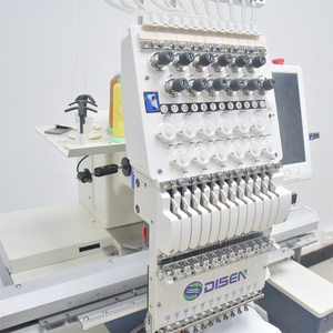 DISEN One Head 12/15 Colours Computerized Embroidery <b>Sewing</b> <b>Machine</b> <b>New</b> Cloth Hat Flat Embroidery <b>Machine</b> <b>Home</b> Use - Product Image 4