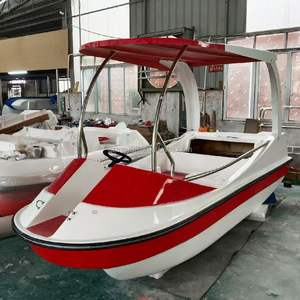 Meierya Nouveau Design Bateau à Pédales en Fibre de Verre pour 6 Personnes, Idéal pour Parcs Aquatiques Familiaux et Hôtels de Villégiature en Extérieur - Product Image 2