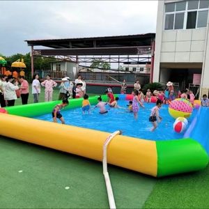 Grande piscine gonflable d'extérieur pour la pêche, la natation des adultes, le pagaie des enfants et les équipements de parc aquatique - Product Image 3