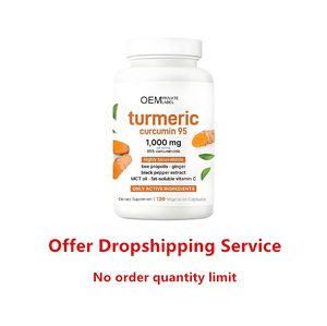 Curcumina orgánica OEM con <span class=keywords><strong>c</strong></span>ápsulas de piperina 1000mg <span class=keywords><strong>c</strong></span>ápsulas-120 Propóleo, extracto de pimienta negra, <span class=keywords><strong>vitamina</strong></span> <span class=keywords><strong>C</strong></span>, para hombres y mujeres - Product Image 2