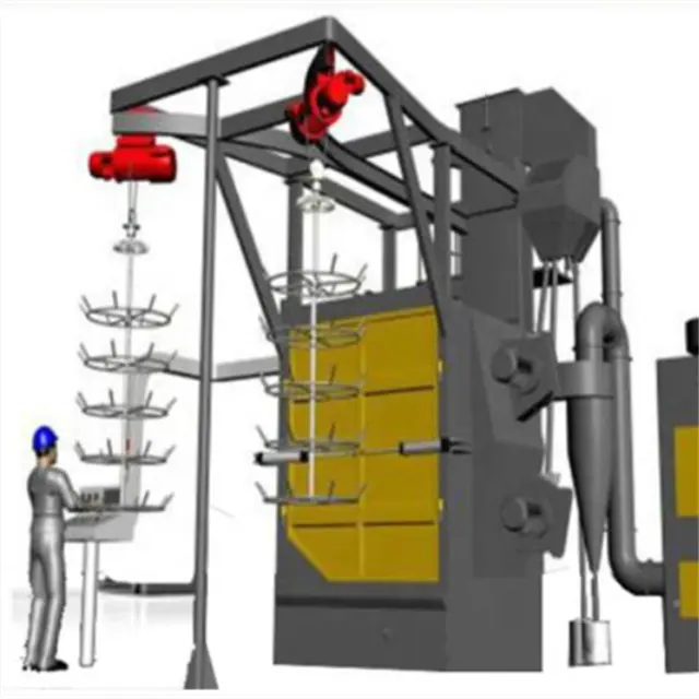 Q37 Hanger Hook Type Shot Blasting Machine/ Sand Blasting/ Surface Cleaning Equipment/ Peening/Sandblaster/