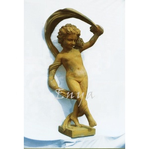 Escultura de Arte de Hierro Fundido Antigua de Tamaño Real de una Chica Joven Desnuda Bailando para Decoración de Jardín al Aire Libre al por Mayor - Product Image 4