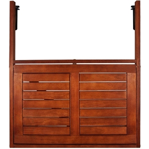 <span class=keywords><strong>Table</strong></span> pliante de <span class=keywords><strong>balcon</strong></span> en bois d'acacia de qualité supérieure, <span class=keywords><strong>table</strong></span> suspendue <span class=keywords><strong>pour</strong></span> balustrade, <span class=keywords><strong>table</strong></span> de patio extérieure peu encombrante <span class=keywords><strong>pour</strong></span> petits espaces - Product Image 6