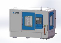 Máquina de Procesamiento de Metal CNC Vertical de Doble Husillo BT40 de Alta Precisión, Precisión de 0.01 mm, Velocidad del Husillo de 20-2000 RPM, Industrial